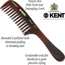 Kent Brushes Handmade Combs Range Detangling Comb for Women