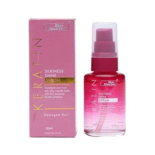 Keratin Silkiness Shine Hair Serum 30ml - Nourishing and Silkening Serum for Hair