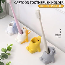 Kids Cute Cartoon Toothbrush Holder,Fun Resin Brush Holder,Mini Animal Single Toothbrush Holder,Creative Bathroom Organizer (Shark)