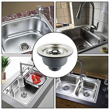 Kitchen Sink Drain Strainer Assembly Stainless Steel Sink Basket Strainer Plug Waste Sink for Home, Kitchen, Balcony Sink