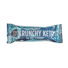 Krunchy Keto Bar (15x35g) - High Fibre Low Carb All Natural No Sugar Added - Coconut