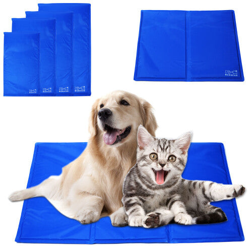 (L(90x50cm)) Durable Self-cooling  Gel Pet Dog Bed Mat