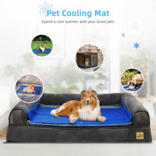 (L(90x50cm)) Durable Self-cooling  Gel Pet Dog Bed Mat