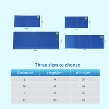 (L(90x50cm)) Durable Self-cooling  Gel Pet Dog Bed Mat