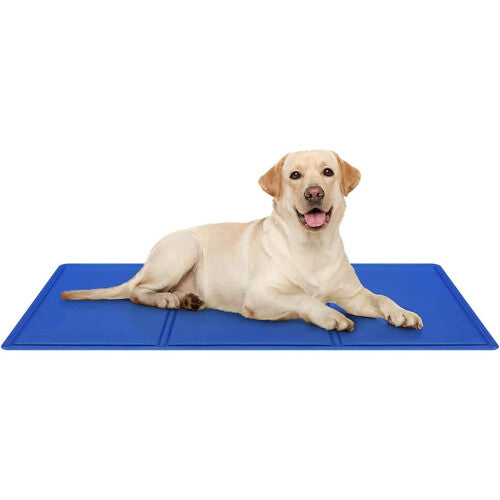 (L(90x50cm)) Durable Self-cooling  Gel Pet Dog Bed Mat