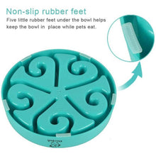 Labyrinth Shaped Non-slip Pet Food Bowl - Promotes Healthy Eating Slow Digestion