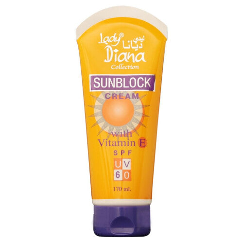 Lady Diana Spf Uv 60 Sunblock And Whitening Lotion Face & Body-170Ml