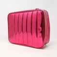 Lancome Metallic Pink Puffed Cosmetic Case  / New