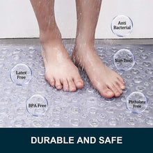 (Large (40 x 100) cm, Crystal Bath Shower Mat) Non Slip Bath Shower Mats Anti-Bacterial Bathtub Mat