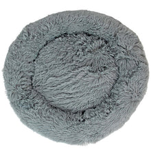 Large Dog Bed Fluffy Donut Cushion in Grey Actiaspet