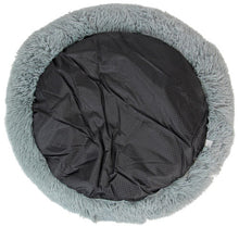 Large Dog Bed Fluffy Donut Cushion in Grey Actiaspet