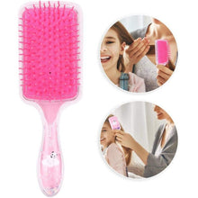 Large Paddle Brush, Hair Comb Straight Curly Air Cushion Hairstyling Comb Hair Massage Brush Detangling Hair Brush, Flat Hair Brush for Long Hair, Dry