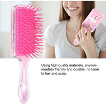 Large Paddle Brush, Hair Comb Straight Curly Air Cushion Hairstyling Comb Hair Massage Brush Detangling Hair Brush, Flat Hair Brush for Long Hair, Dry