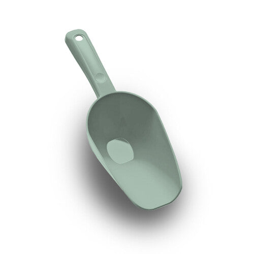 (Large Pastel Green) Large Pet Food Scoop Deep Hand Feeder