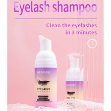 Lash Shampoo for Lash Extensions,Lashes Shampoo with Soft Brush&Mascara Wand,Eyelash Extension Cleanser