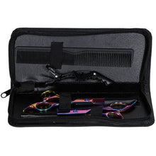 Lictin Hairdressing Scissors Hair Thinning Scissors Set and Hair Scissors, 6.0 inch + Presentation Case/Box + Black Comb +Black Hair clip