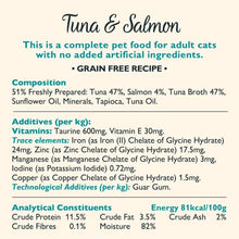 Lily's Kitchen Shredded Fillets with Tuna and Salmon - Grain Free Adult Wet Cat Food (24 Tins x 70 g)