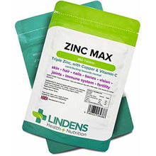 Lindens Zinc Max Tablets | 360 Pack | Provides 300% NRV dose and Fortified with Vitamin C & Copper to contribute Towards Healthy Hair, Skin, Nails,...