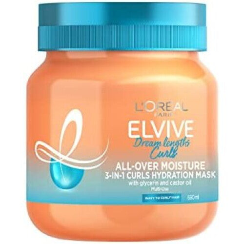 L'Oreal Elvive Dream Lengths 3-in-1 Curls Hydration Mask, for wavy to curly hair