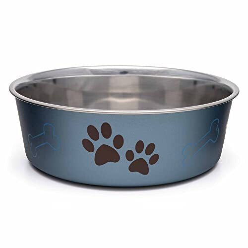 Loving pets bella bowl for pets, small blueberry