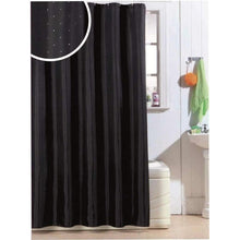 Luxury Diamante Glitter 100% Polyester Shower Curtain With Hooks