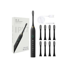 (Luxury/8 brush heads) 6 Modes Multi-Functional Sonic Electric Toothbrush