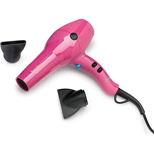 (Magenta) Hair dryer 2200 W Professional hair dryer with ionic conditioning, magenta