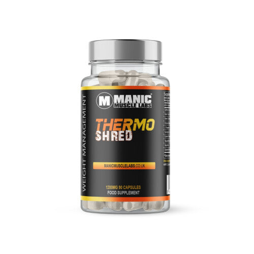 Manic Muscle Labs Thermo Shred fat Burners 90 Vegan Capsules