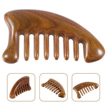 Massage Meridian Wooden Comb Anti-Static Wood Wide Tooth Hair Comb Sandalwood Head Scalp Therapy Massage Hair