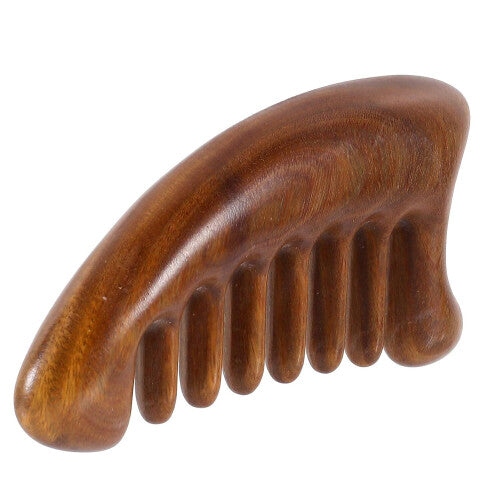 Massage Meridian Wooden Comb Anti-Static Wood Wide Tooth Hair Comb Sandalwood Head Scalp Therapy Massage Hair