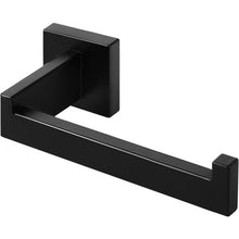 Matte Black Toilet Roll Holder Wall Mounted Premium 304 Stainless Steel Toilet Paper Holder for Bathroom Rustproof Square