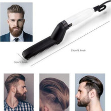 Men Quick Beard Straightener Hair Comb Curling Curler Show Tools