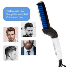 Men Quick Beard Straightener Hair Comb Curling Curler Show Tools