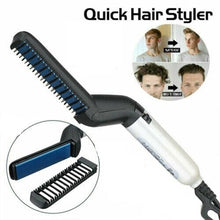 Men Quick Beard Straightener Hair Comb Curling Curler Show Tools