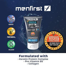 MENFIRST Gradual Gray 3-in-1 Grey Hair Reducing SHAMPOO For Men - Scalp Wash that Cleans, Darkens, Conditions, and Gradually Reduces Grey and White Ha