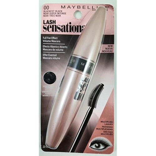 Merchandise 7574932 Maybelline New York Lash Sensational Mascara, Blackest Black, 0.32 fl oz