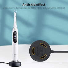 MEROM Electric Toothbrush Magnetic Black Charger Base Compatible with Braun Oral B IO 3768 Toothbrush Replacement IO7 IO8 IO9 Power Adapter Plug