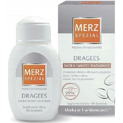 Merz Spezial Special 60 Dragees For Skin Hair & Nails Complex Vitamins& Mineral