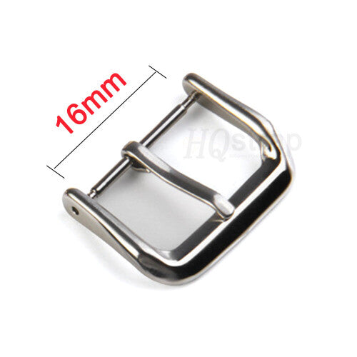 Metal Watch Band 16mm 18mm 20mm Buckle Stainless Steel Watch Strap Clasp Pin Button Watch Accessories