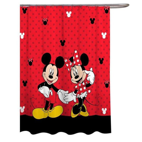 Mickey Mouse 808098 Disney Mickey & Minnie Mouse Classic Shower Curtain