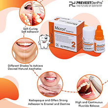 Micron Superior Radiopaque Glass Ionomer Dental Cement A2 Natural Shade for permanent dental restorations