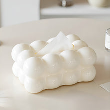 (Milk White) Stylish Ceramic Tissue Box