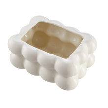 (Milk White) Stylish Ceramic Tissue Box