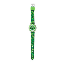 Minecraft Kids Creeper Green Printed Strap Quartz Time Teacher Watch