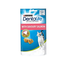 MULTIPLE Dentalife Dental Treats for Cats | Bundle of 6 | Chicken 40g x 3 and Salmon 40g x 3