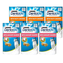 MULTIPLE Dentalife Dental Treats for Cats | Bundle of 6 | Chicken 40g x 3 and Salmon 40g x 3