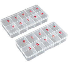 Nail Box Empty Nail Tips Organizer Storage Fingernail Storage Case