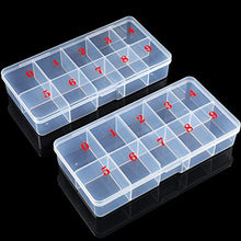 Nail Box Empty Nail Tips Organizer Storage Fingernail Storage Case