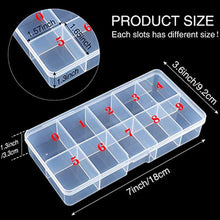 Nail Box Empty Nail Tips Organizer Storage Fingernail Storage Case