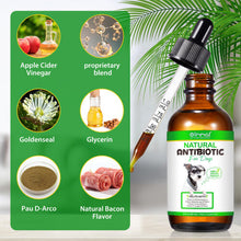 Natural Antibiotics for Dogs,Dog Antibiotics Drops,Dog Itch Relief Pet Antibiotics-Supports Dog Allergy Relief,Anti-Bacterial Effect,Dog Multivitamin